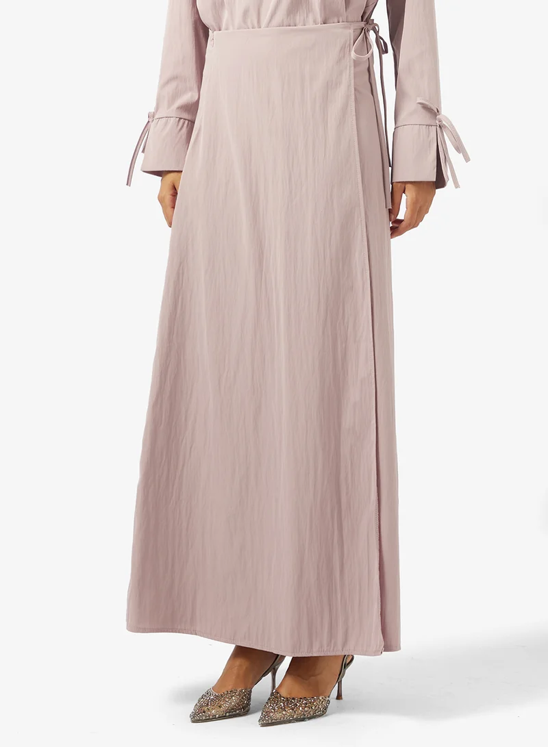 Khizana  Top With Tie Up Skirt Set for Women | Best Price UAE